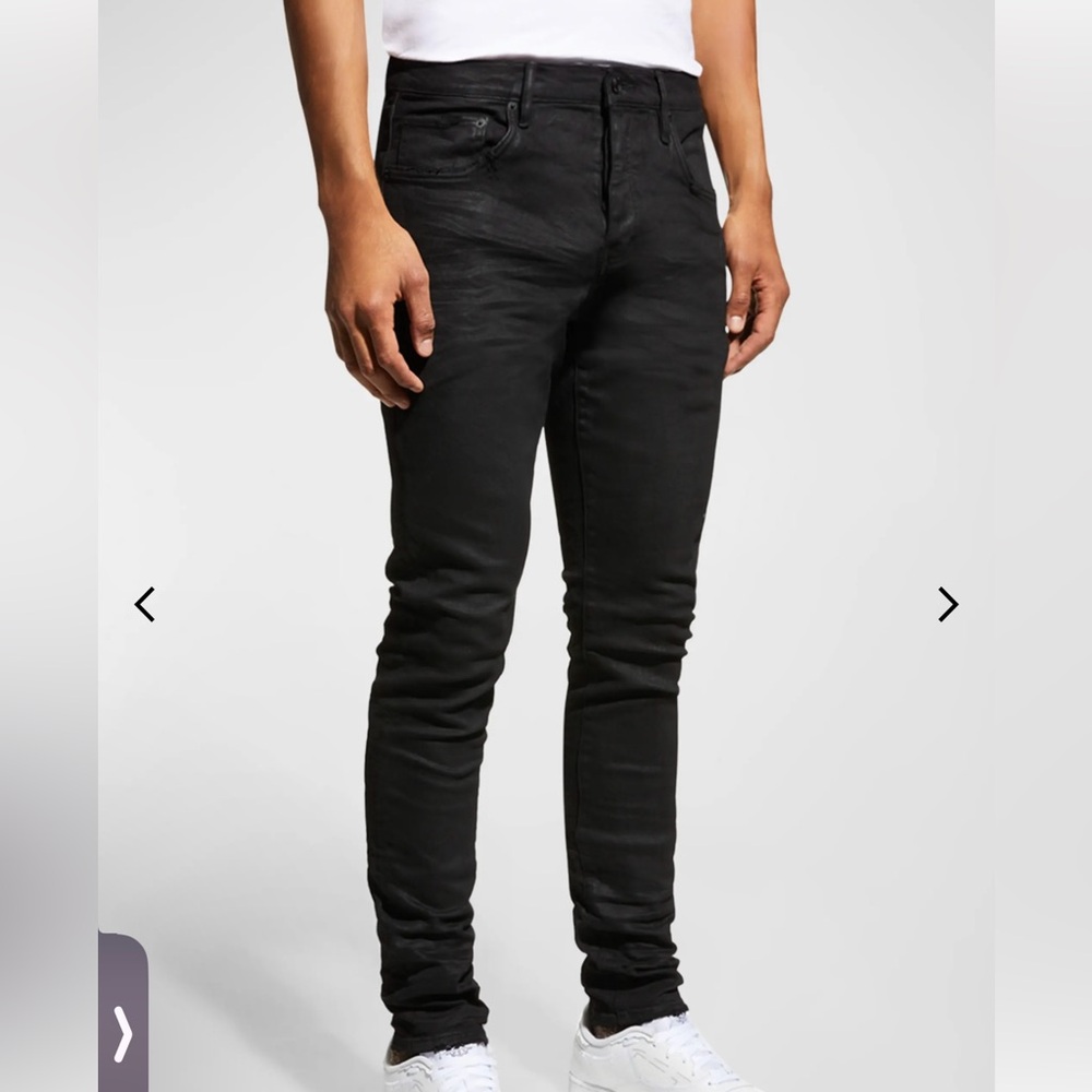 Purple Black Denim Jeans